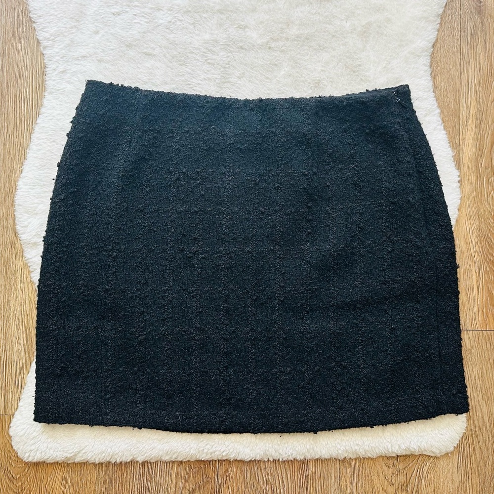 H&M Black Tweed Women’s Skirt Size 10